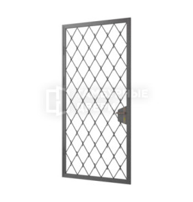Решетчатая дверь с верхней вставкой ТДР-1-45